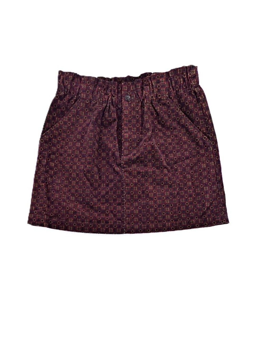 Ralph Lauren Corduroy Skirt Girls Size 16 Mini Cotton Preppy Heritage Burgundy